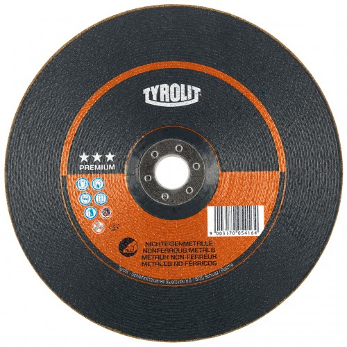 Tyrolit Discos de desbaste para metales no férricos 115 x 7 #27E 115x7x22,23 A36N-BFX