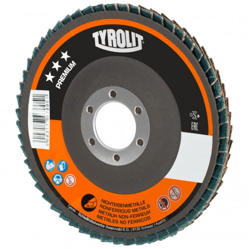 Tyrolit Discos de láminas para metales no férricos 115 #27SLA 115x22,23 CA40N-B