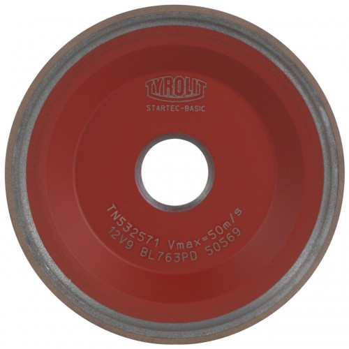 Tyrolit muelas de precisión #12V9 100x20x20 BL126-3-PD STARTEC-BASIC