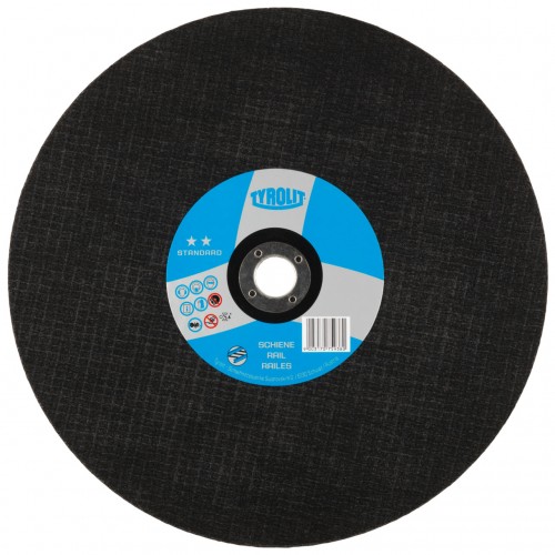 Tyrolit Discos de corte para raíles 350 x 4 x 20 #41XH 350x4x20 A30S-BFSRAIL 100