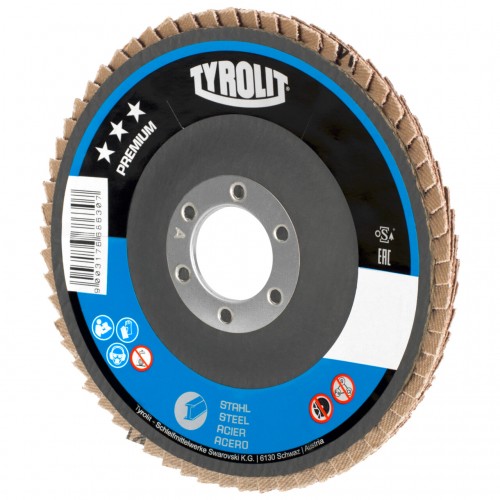 Tyrolit Discos de láminas para acero 115 #28SLA 115x22,2 A60S-B