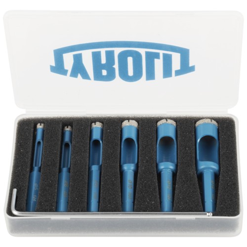 TYROLIT DDT Kit de brocas para baldosas HEX Ø 5–14 PREMIUM baldosas y cerámicos