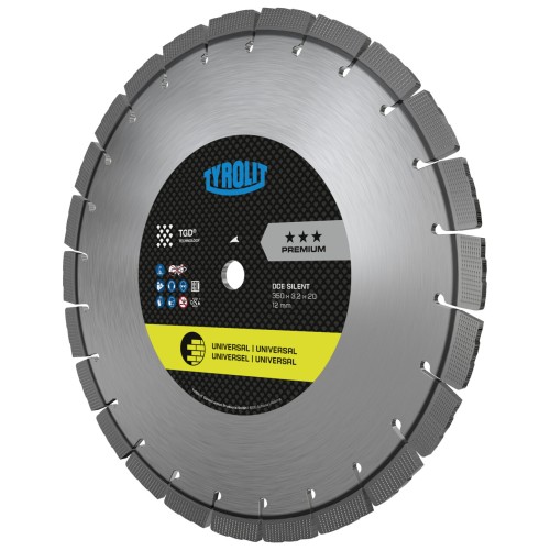 Tyrolit DCE-S Sierras para corte en seco 350x3,2/2,4x20 PREMIUM universales