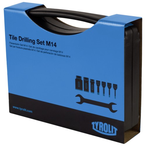 Tyrolit DDT Kit de brocas para baldosas M14 SET PREMIUM baldosas y cerámicos