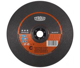 Tyrolit Disco de desbaste SILENTIO para acero inoxidable 230 x 8 #27SI 230x8x22,23 A30R-BFX