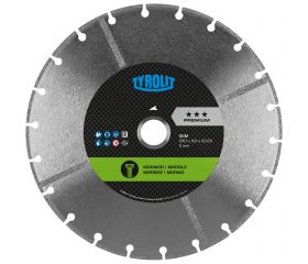 TYROLIT DCM Sierras para corte en seco 350x3x20 PREMIUM mármol