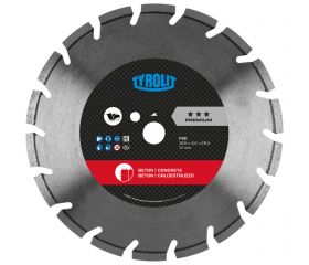 TYROLIT FSC Sierra de diamante para suelos 300x3,2x25,4 PREMIUM hormigón curado