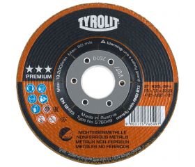 Tyrolit Discos de desbaste para metales no férricos 115 x 7 #27E 115x7x22,23 A36L-BFX