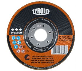Tyrolit Discos de desbaste para metales no férricos 125 x 4 #27E 125x4x22,23 A36N-BFX