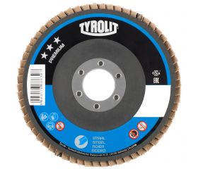 Tyrolit Discos de láminas para acero 115 #27SLA 115x22,2 A40S-B