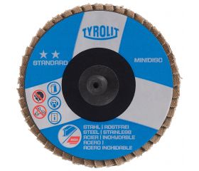 Tyrolit MINIDISCOS QUICK-CHANGE para acero y acero inoxidable 50 #28XMN 50xR ZA120Q-B