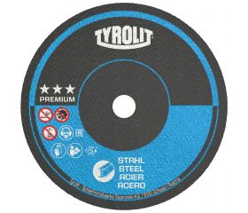 Tyrolit Discos de corte para acero 63 x 1 x 10 #41F 63x1x10 A100-BFM