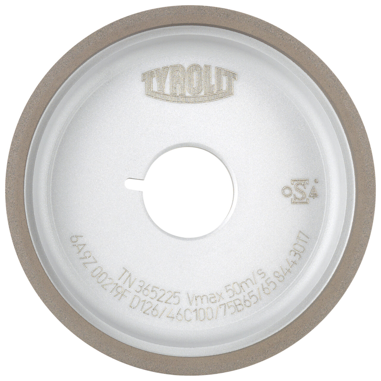 Discos de diamante aglomerado con resina para rectificado a ras para metal duro