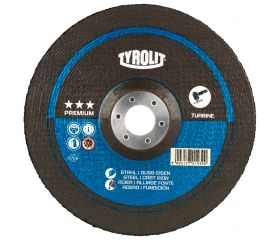 Tyrolit Discos de desbaste T-GRIND para acero y hierro fundido 178 x 7 #27F 178x7x22,23 ZZA24T-BFK