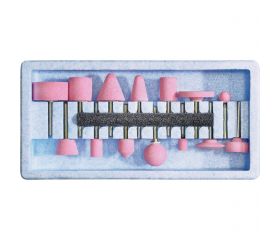 Tyrolit Kit de muelas cerámicas con vástago para acero 40 x 32 x 6 #SETK 52SORT / 14-6