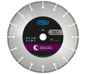 TYROLIT DCCI Discos de corte de diamante 230x3x22,23 PREMIUM fundición esferoid.