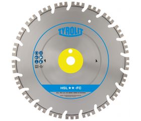 TYROLIT HSL-FC Disco para cortadora manual 350x4,2/2,4x25,4 STANDARD hormigón