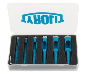 TYROLIT DDT Kit de brocas para baldosas HEX Ø 5–14 PREMIUM baldosas y cerámicos