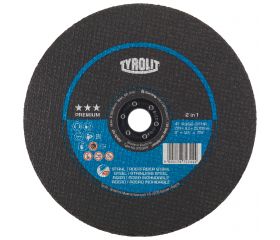 Tyrolit Discos de corte 2in1 para acero y acero inoxidable 230 x 3,0 #41F 230x3x22,23 A30Q-BFXA
