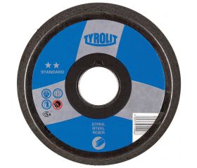 Tyrolit Muela de vaso de resina sintética para acero 110 / 90 x 55 #11BT 110x55x22,2 A36-B
