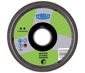 Tyrolit Muela de vaso de resina sintética para piedra 110 / 90 x 55 x M14 #11ZT 110x55xM14 C60-B