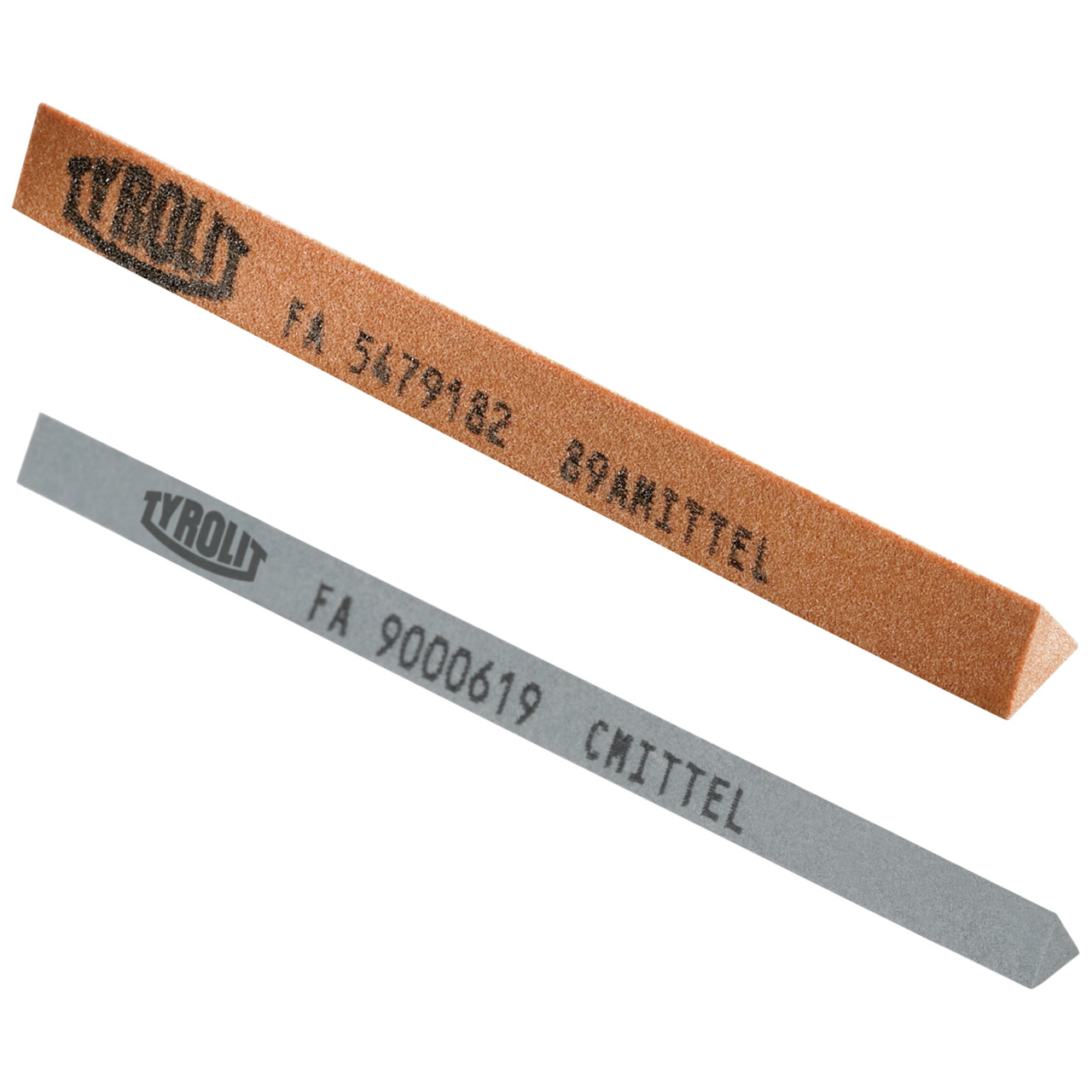 Lima diagrama triangular aglomerante cerámico para acero, acero inoxidable y metal noble