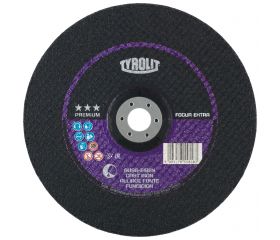 Tyrolit Discos de corte FOCUR Extra para hierro fundido 230 x 3,5 #42F 230x3,5x22,23 ZA30R-BFXA