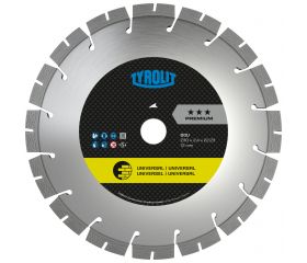 TYROLIT DCU Sierras para corte en seco 300x2,6/1,8x20 PREMIUM universales