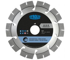 TYROLIT DCH Sierras para corte en seco 125x2,4/1,8x22,23 PREMIUM piedra dura