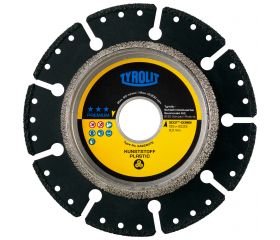 TYROLIT DCCI Combi Sierra de corte y biselado 125x3x22,23 PREMIUM plástico