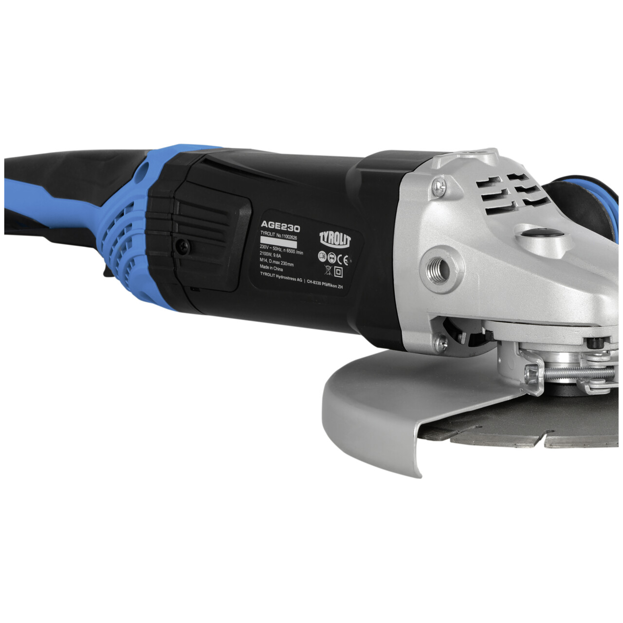 Tyrolit Rectificadora angular AGE230 230V 2,1kW Diámetro del disco 230 mm