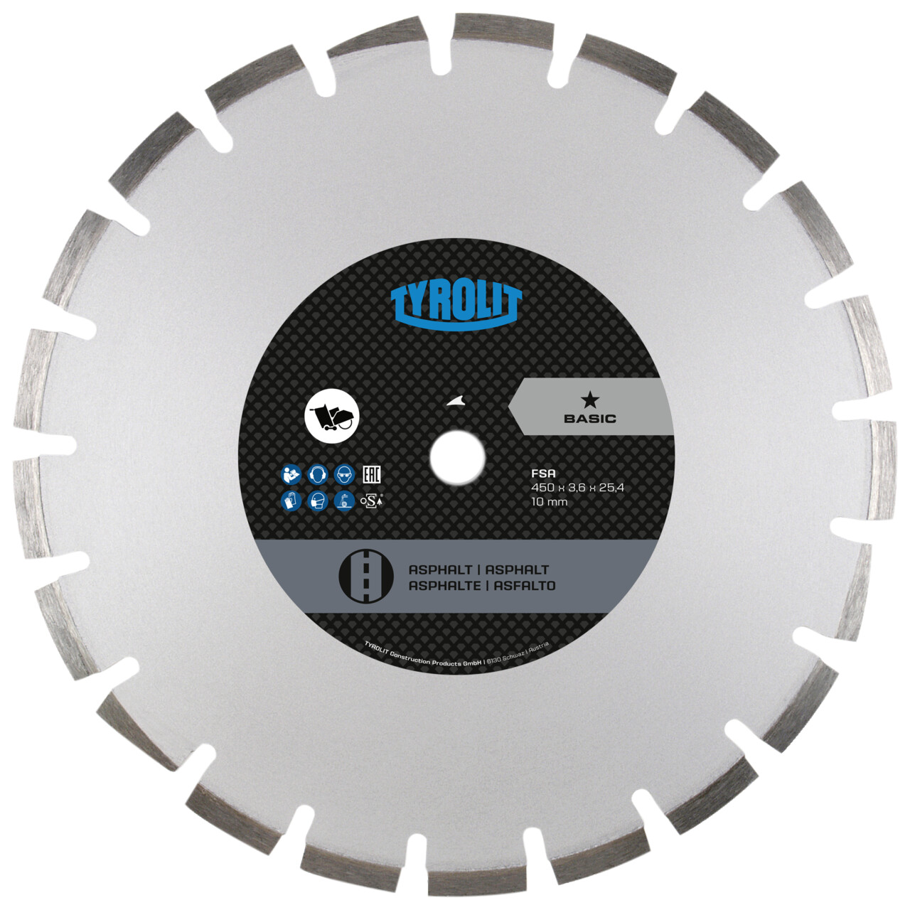 BASIC FSA Sierra de diamante para suelos para asfalto