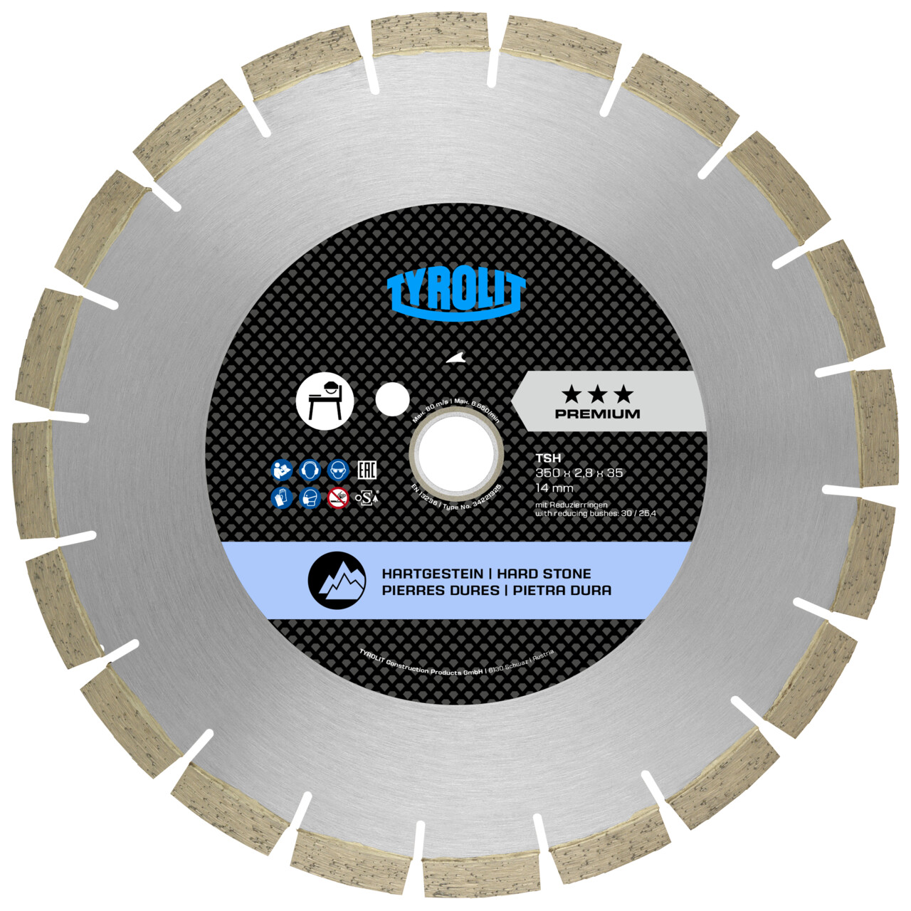 TSH Sierra de diamante para piedra dura