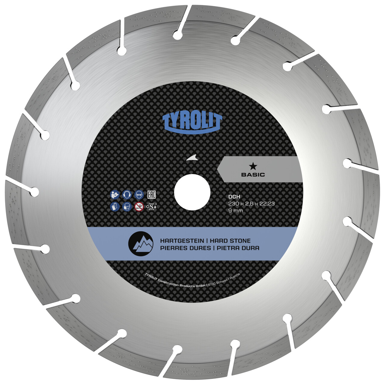 BASIC DCH Sierras para corte en seco para piedra dura