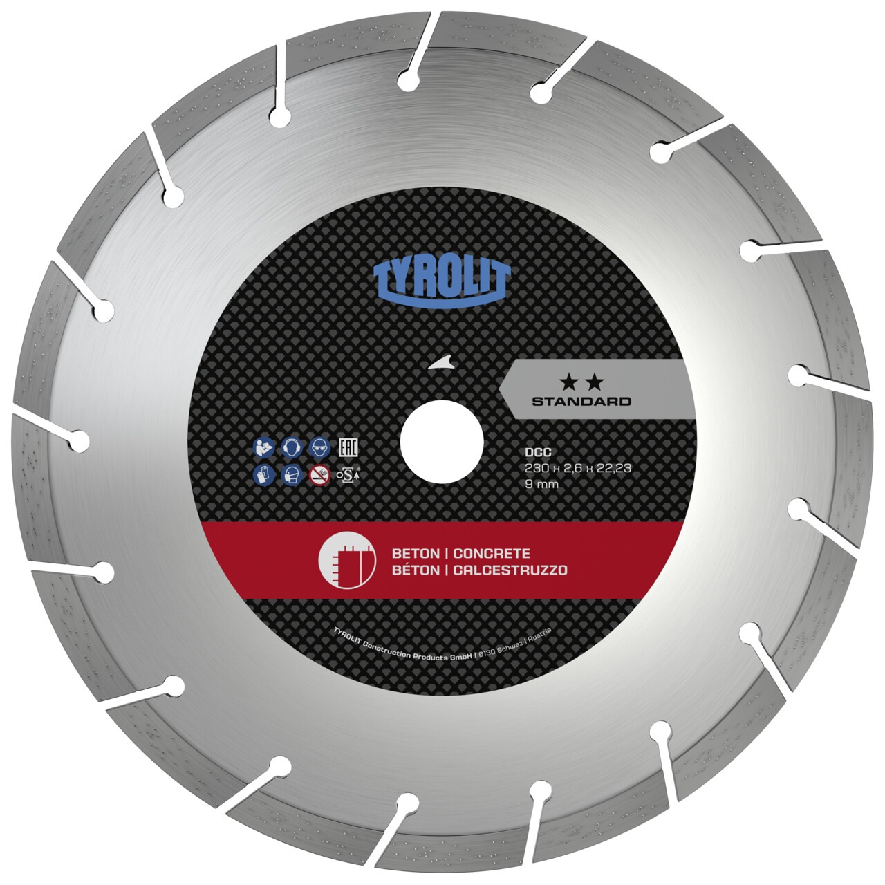 STANDARD DCC Sierras para corte en seco para hormigón
