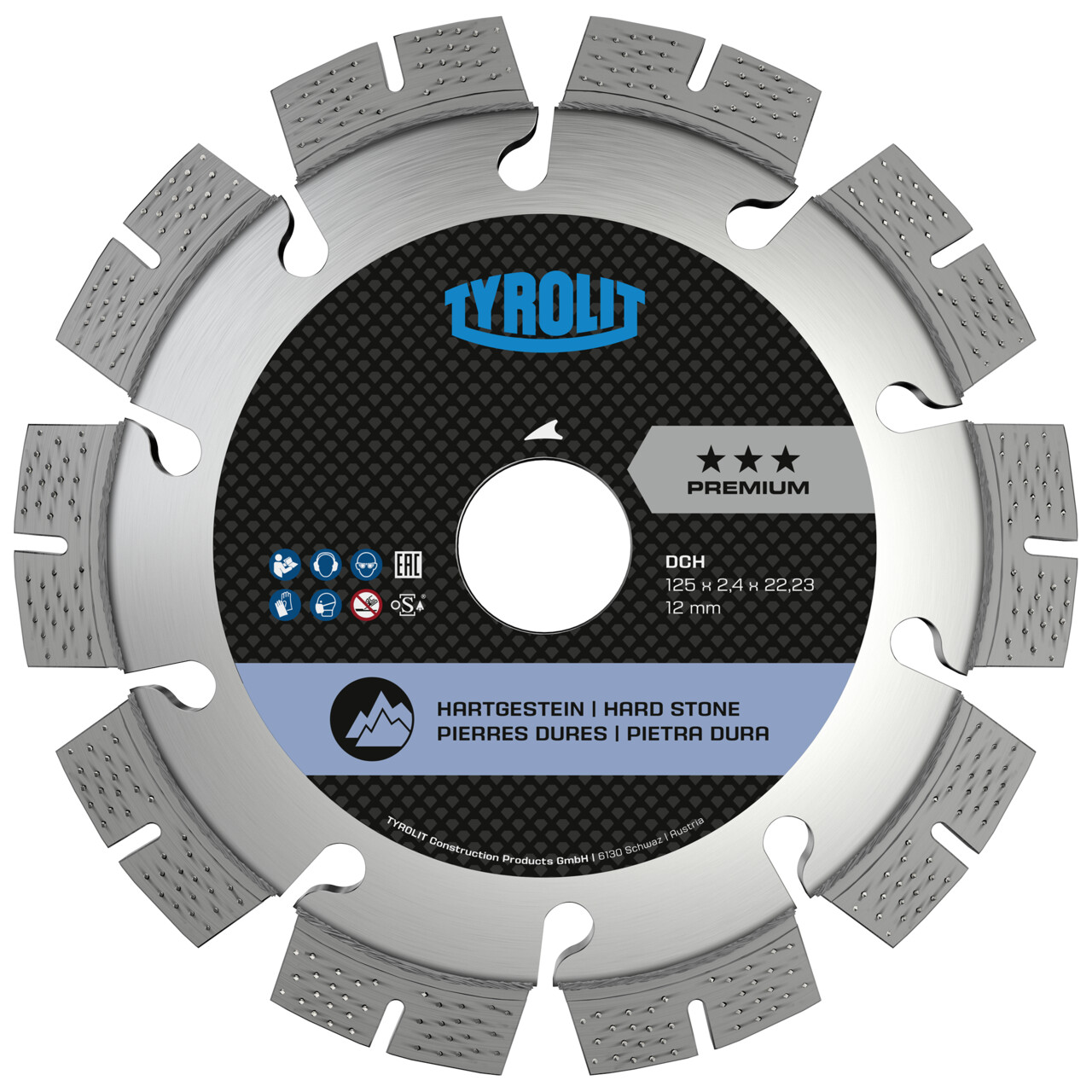 PREMIUM DCH Sierras para corte en seco para piedra dura