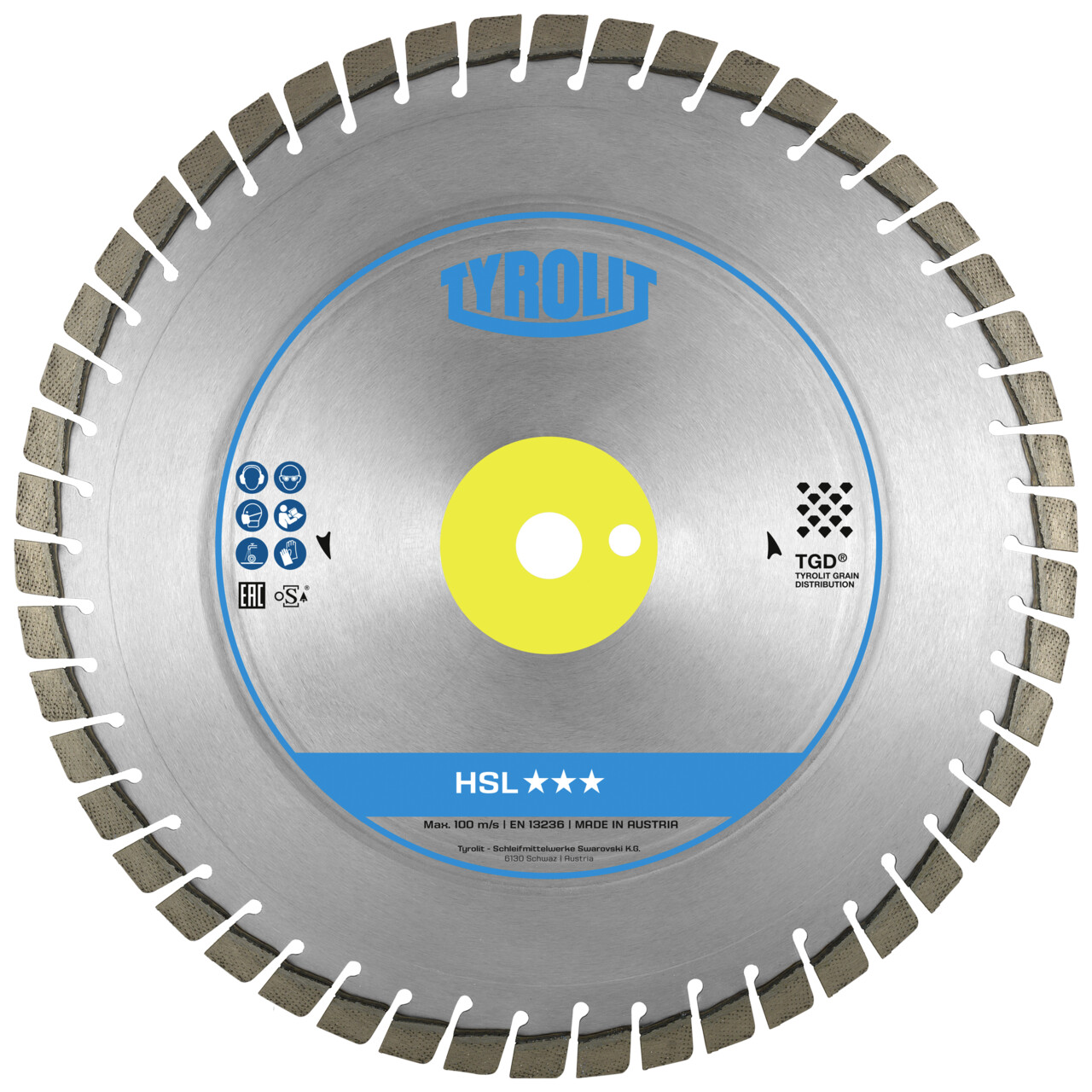 HSL Disco para cortadora manual para hormigón | con tecnología TGD®