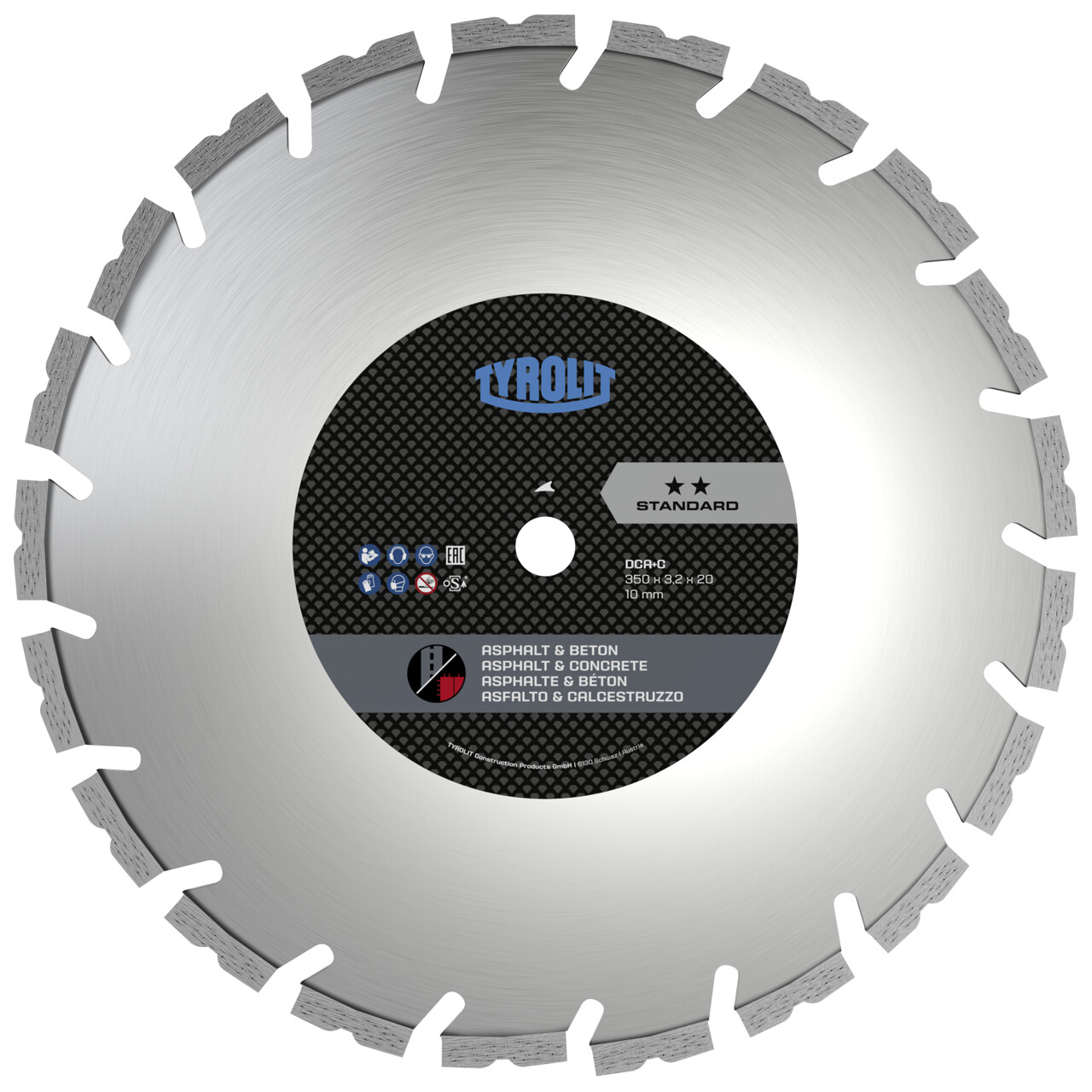STANDARD DCA+C Sierras para corte en seco para asfalto y hormigón