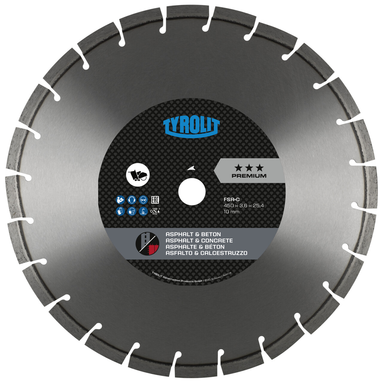 FSA+C Sierra de diamante para suelos para asfalto y hormigón