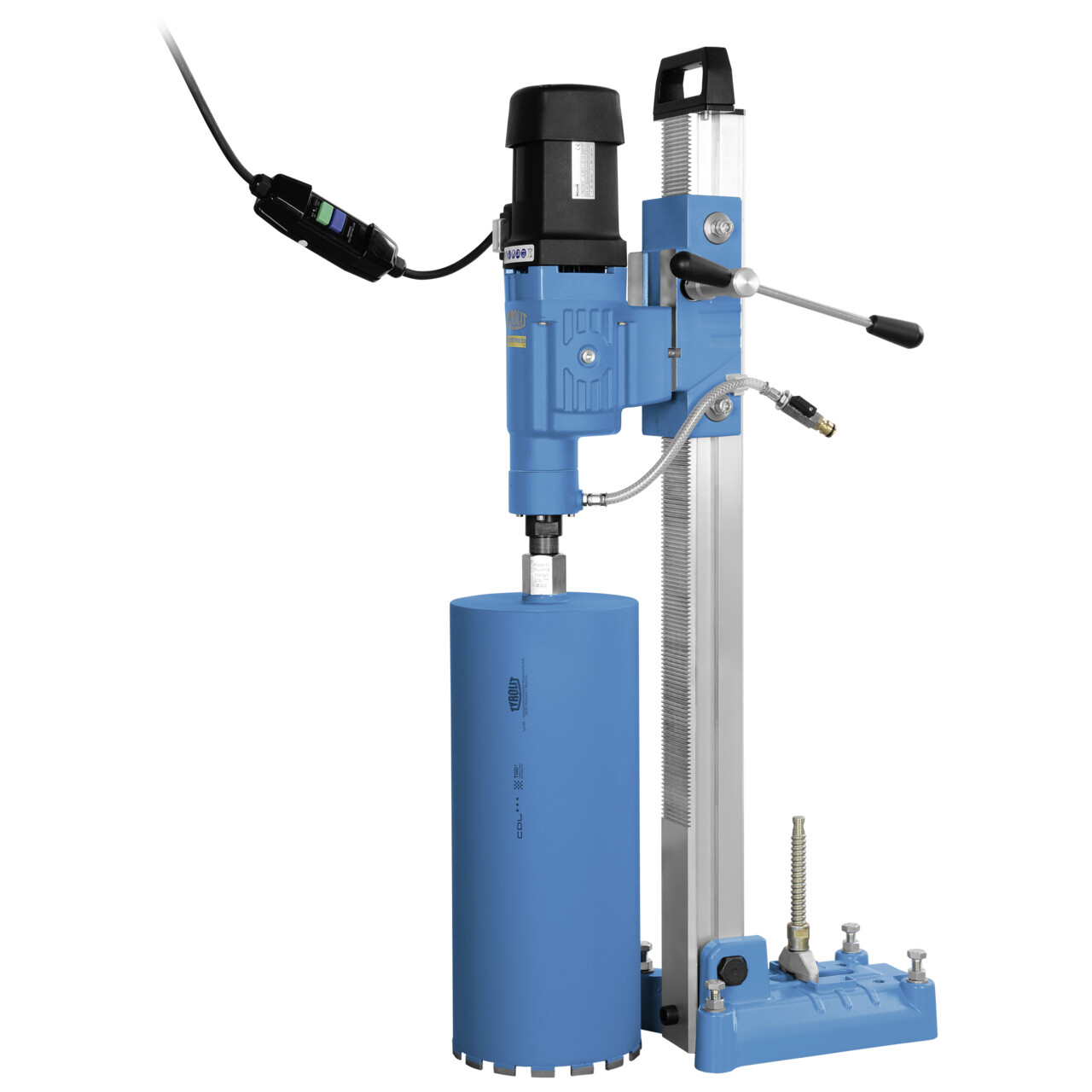 Sistema de perforación de corona DRS250 Perforaciones con coronas de hasta Ø 250 mm