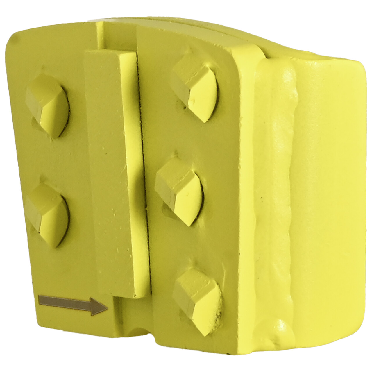 Zapata de rectificado PCD, 5 segmentos PCD, derecha