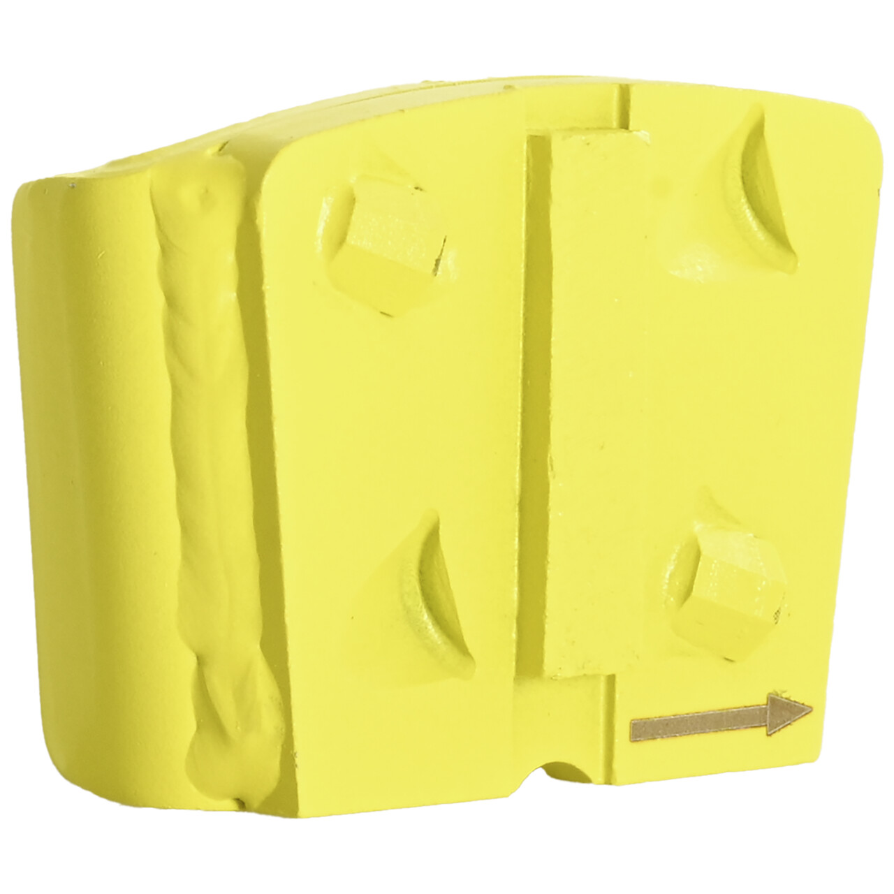 Zapata de rectificado PCD, 2 segmentos PCD, derecha