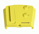 Zapata de rectificado PCD, 2 segmentos PCD, derecha