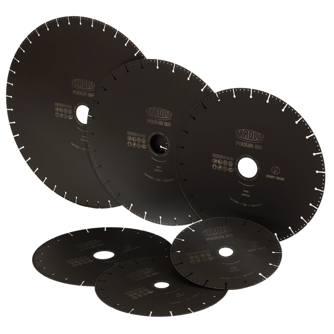 Tyrolit Sierra de diamante FOCUR SA 230x3x22,23 D PREMIUM fundición