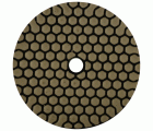 Herramienta para lijar suelos con aglomerante de resina Ø 125, Velcro, grano 50
