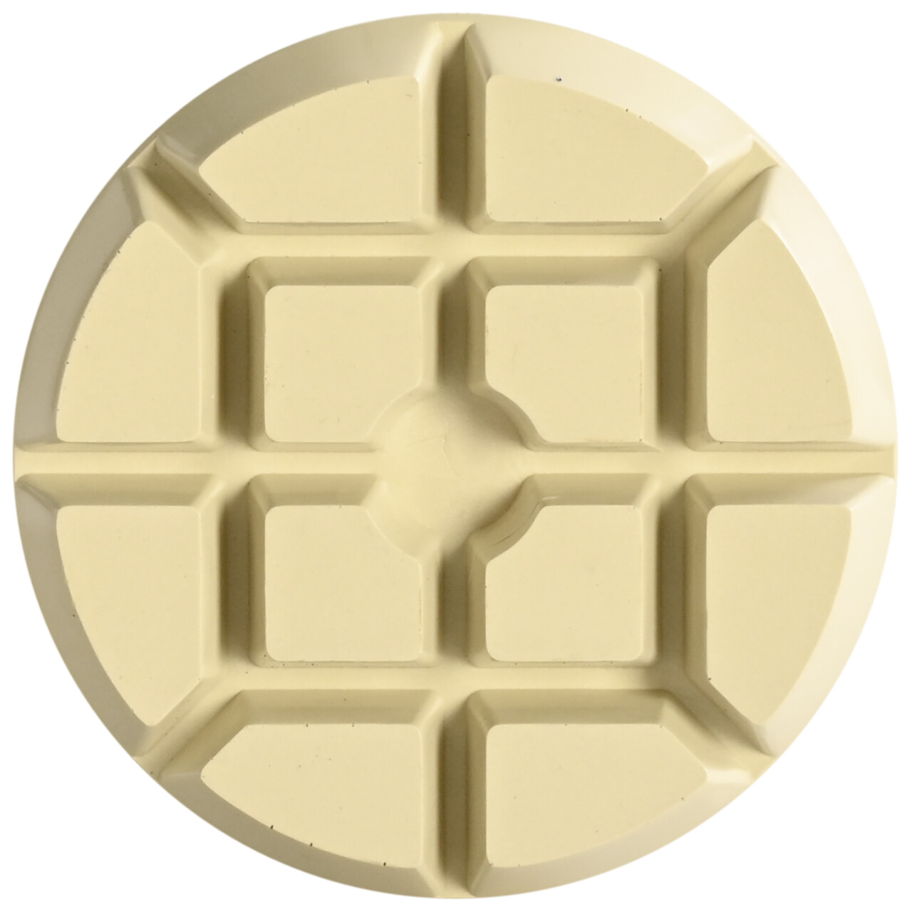 Herramienta de diamante FPC con aglomerante de resina para un acabado pulido en terrazo y hormigón blando a semiduro