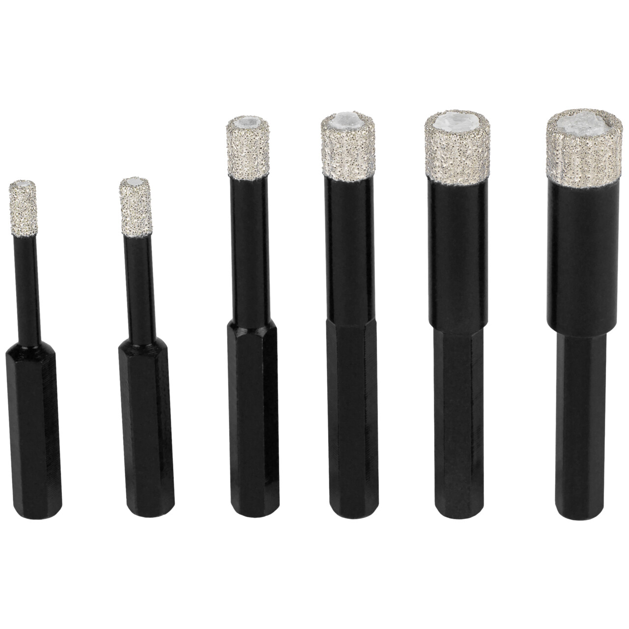 DDT Brocas para baldosas HEX Ø 5-14 con parafina para baldosas y materiales cerámicos