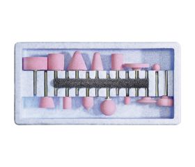 Kit de muelas cerámicas con vástago PREMIUM para acero