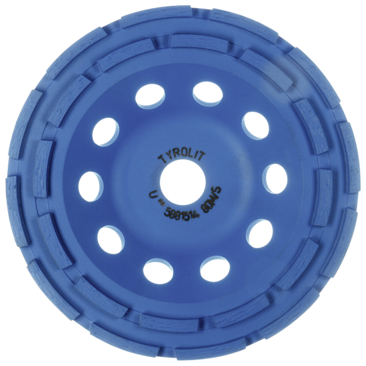 DGU Platos rectificadores de diamante | Doble fila para materiales de construcción universales