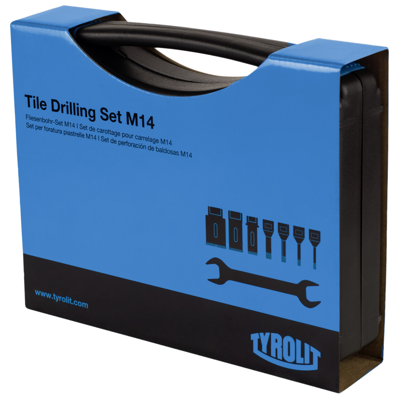 Tyrolit DDT Kit de brocas para baldosas M14 SET PREMIUM baldosas y cerámicos